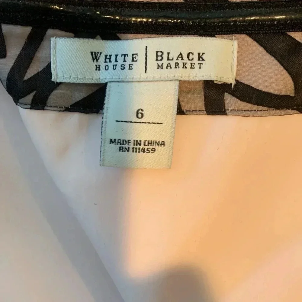 White House Black Market | ladies strapless dress. Size; 6